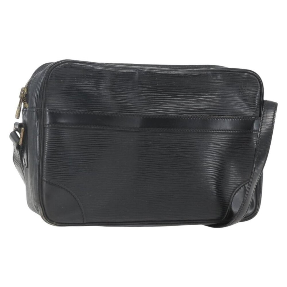 Authentic LOUIS VUITTON Epi Trocadero 27 Shoulder Bag Black M52312 LV